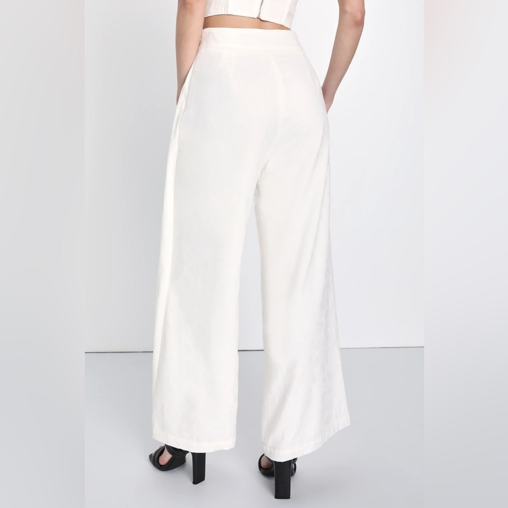 Lulu’s Easygoing Sweetie Split Front Pants - Picture 4 of 8